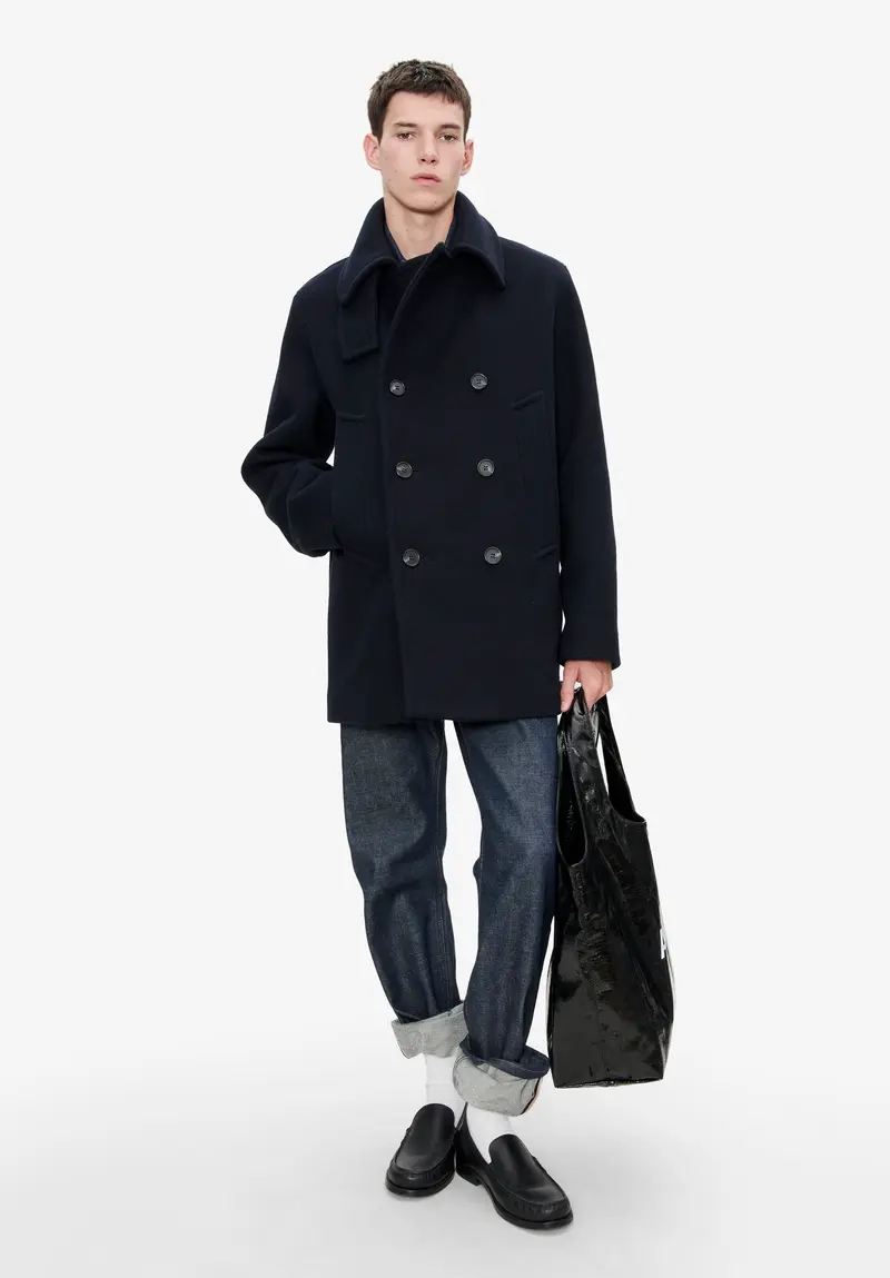 Cabanjacke aus recycelter Wolle