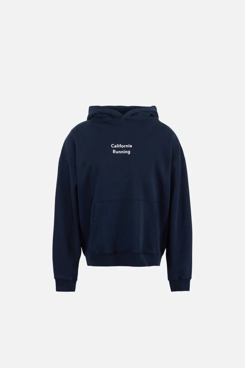 California Cotton Hoodie - Wave Runner Navy