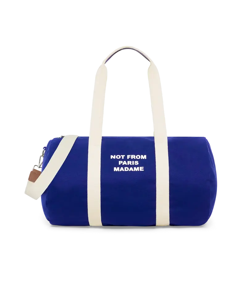 Canvas Slogan Gym Bag
