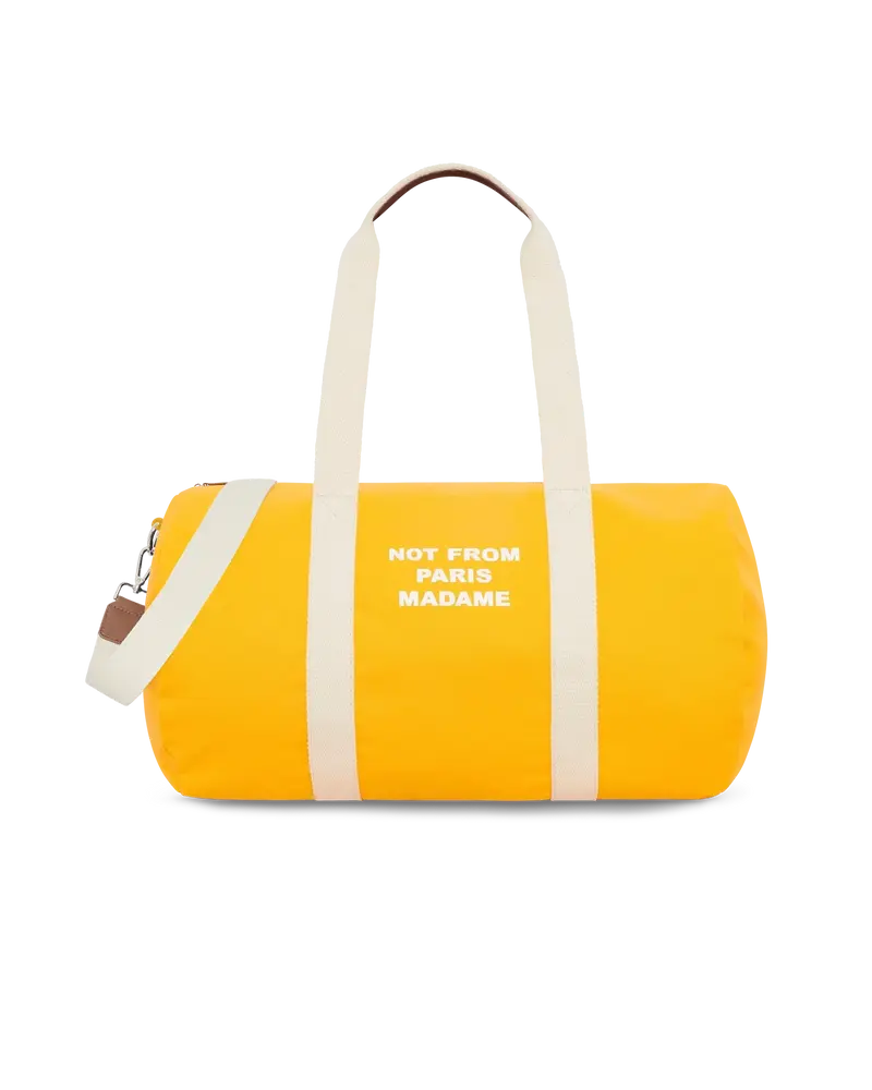 Canvas Slogan Gym Bag