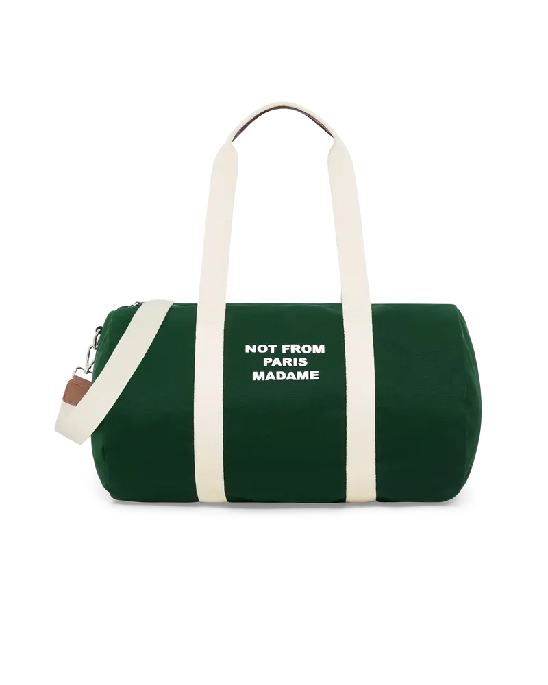 Canvas Slogan Gym Bag
