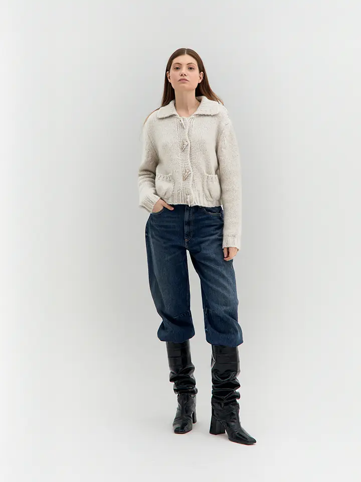 Cardigan Chunky Wendy — Beige