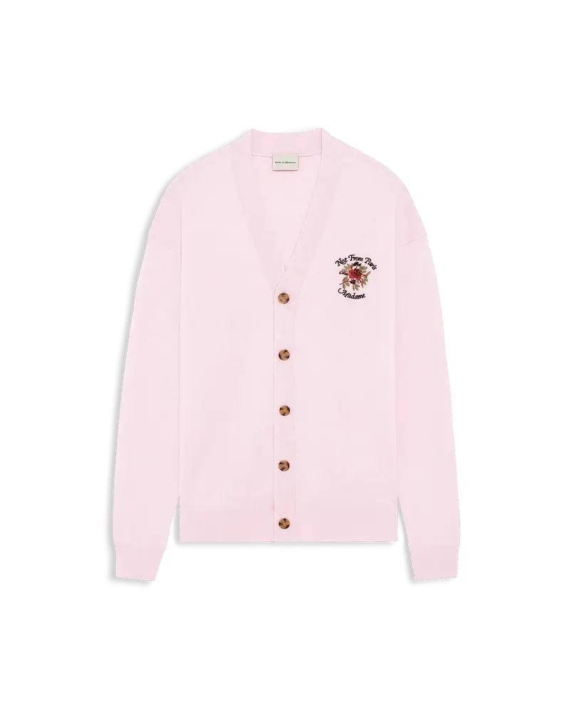 Cardigan Slogan Rose