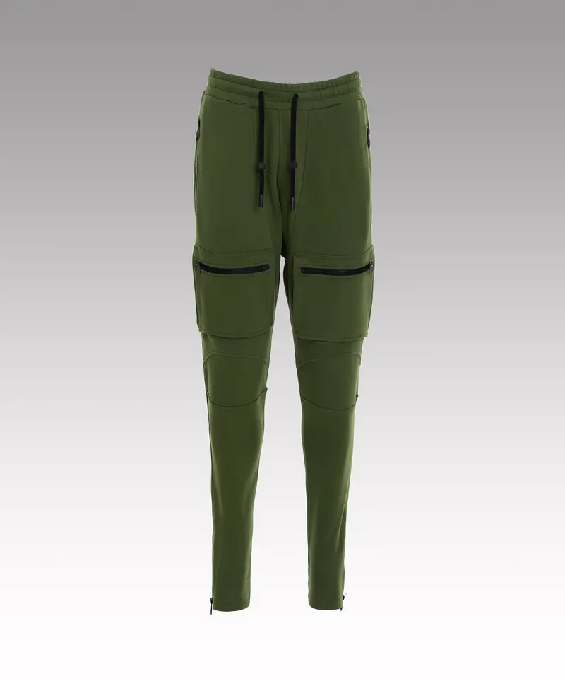 Cargo khaki cotton pants
