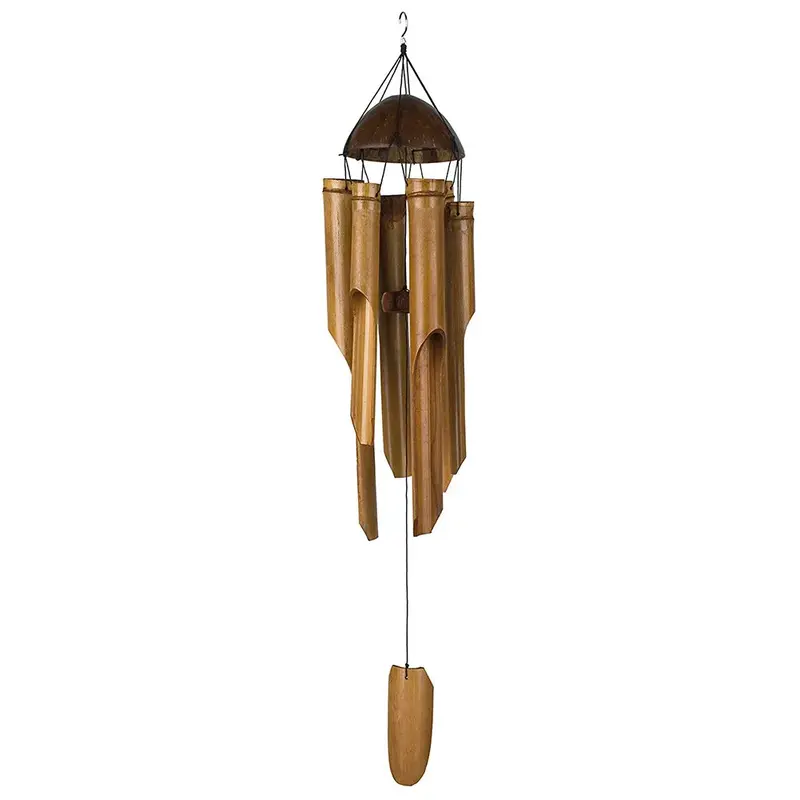 Carillons éoliens en bois à la mode pour la décoration intérieure, vent en bambou extérieur, tubes de jardin, cloche en bois, vent antique, mur tendance e, cadeaux