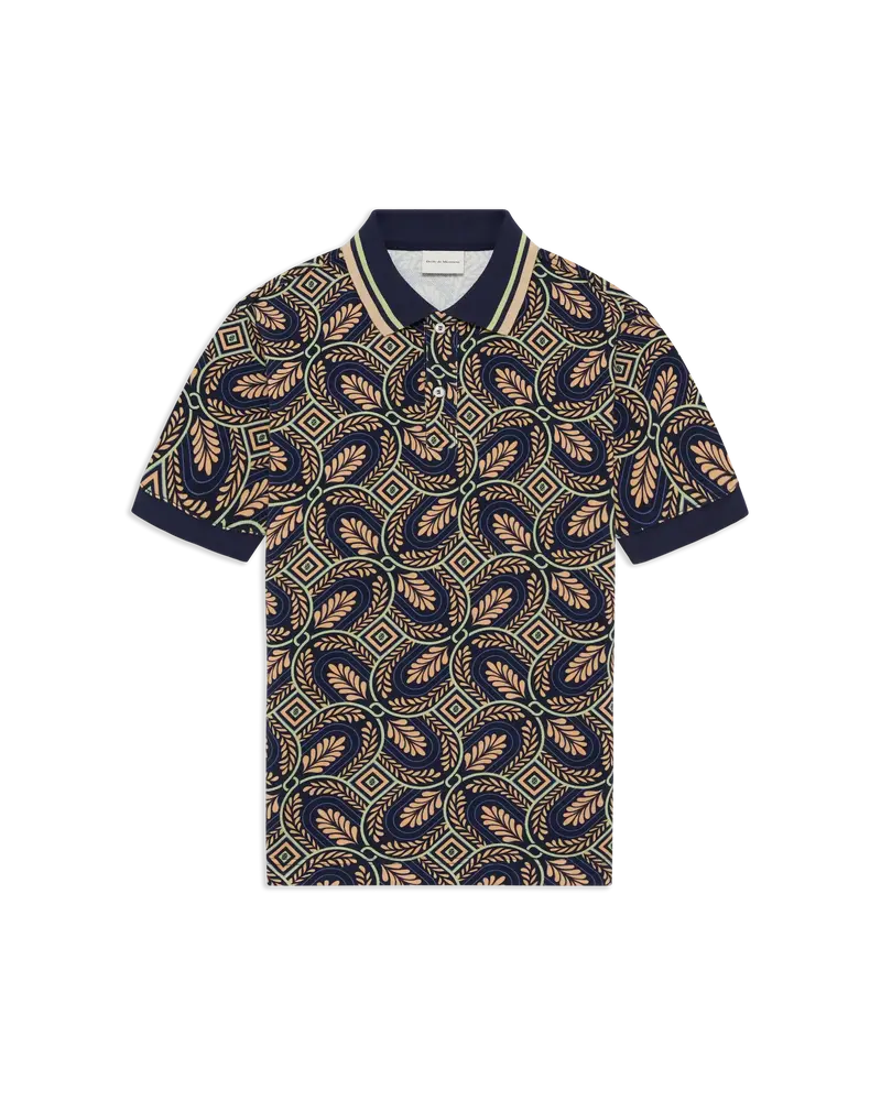 Carpet Printed Short Sleeve Polo