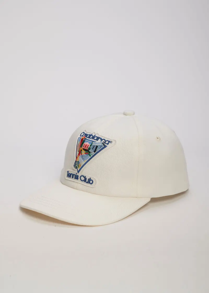 Casablanca La Joueuse Embroidered Cap