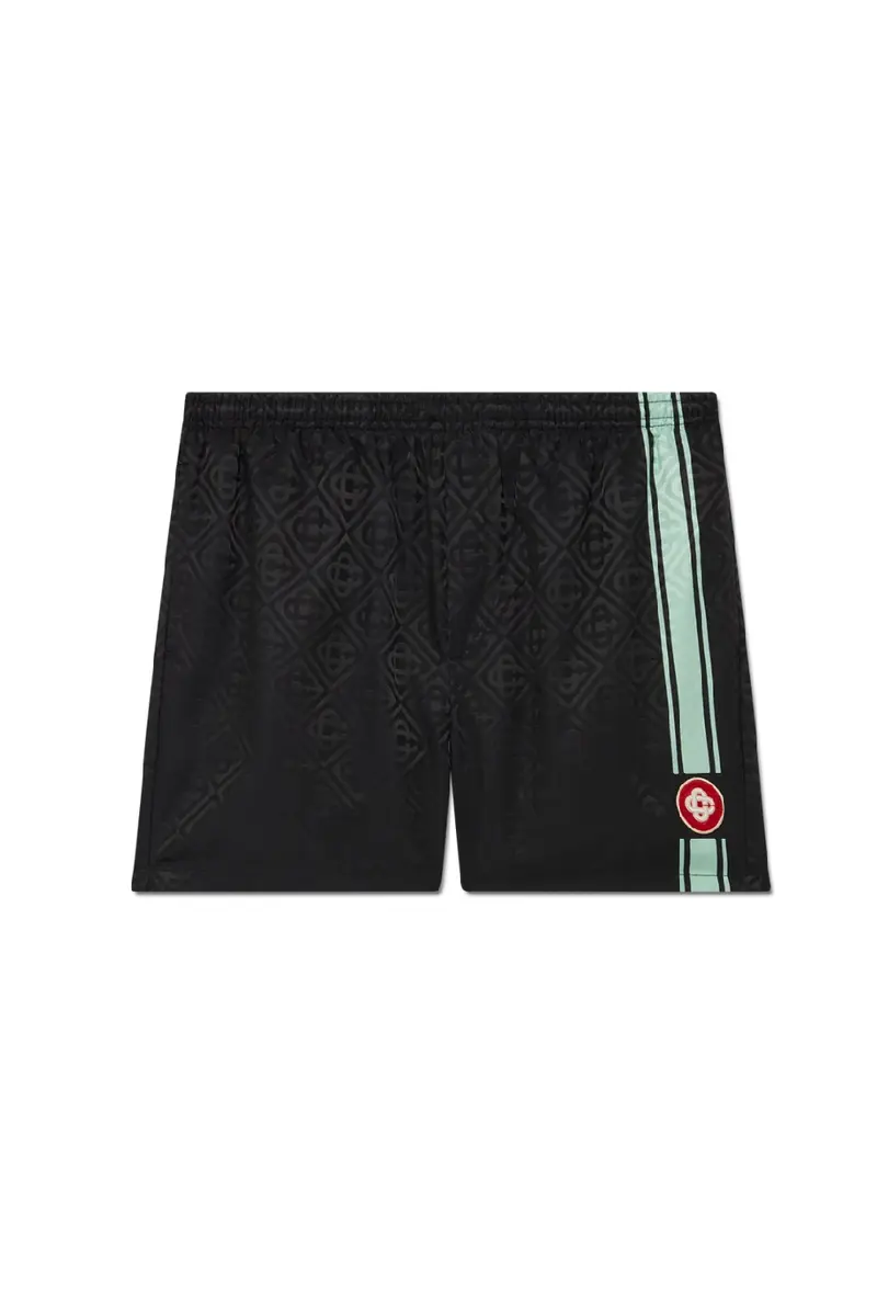 Casablanca Monogram Jacquard Stripe Swim Shorts