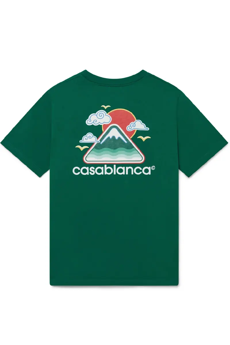 Casablanca Montagne Ondulee T-Shirt Green