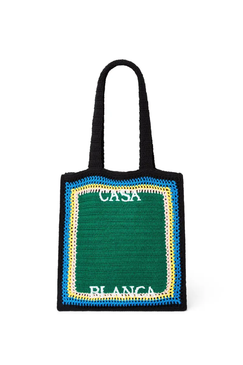 Casablanca Stripe Crochet Bag