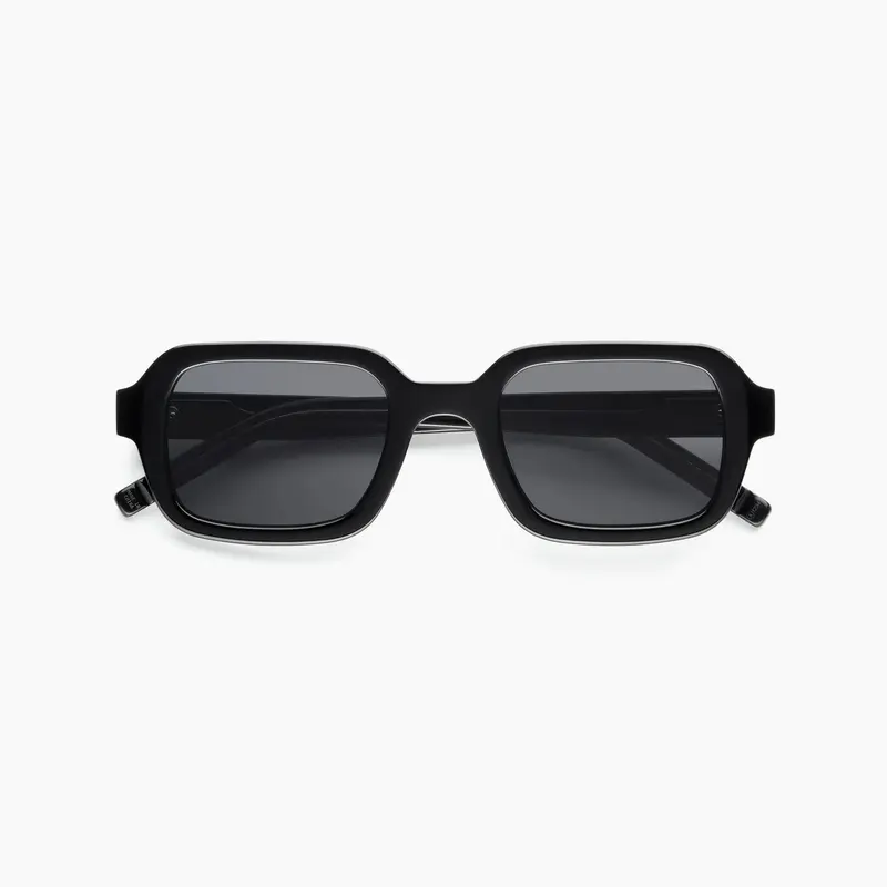 Cascade - Black Acetate / Black Lenses