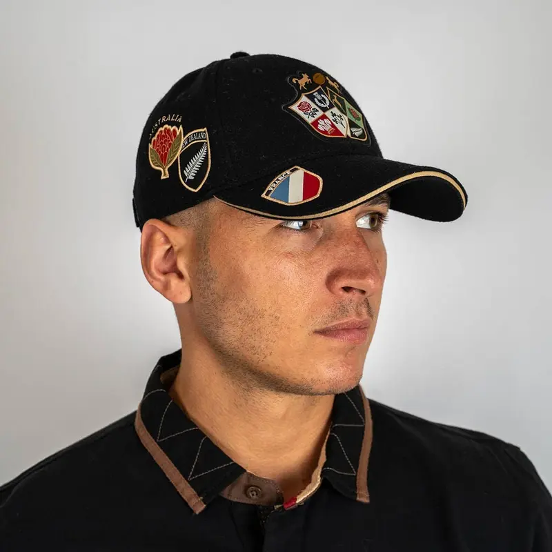Casquette BARBARIANS multi-nations noire