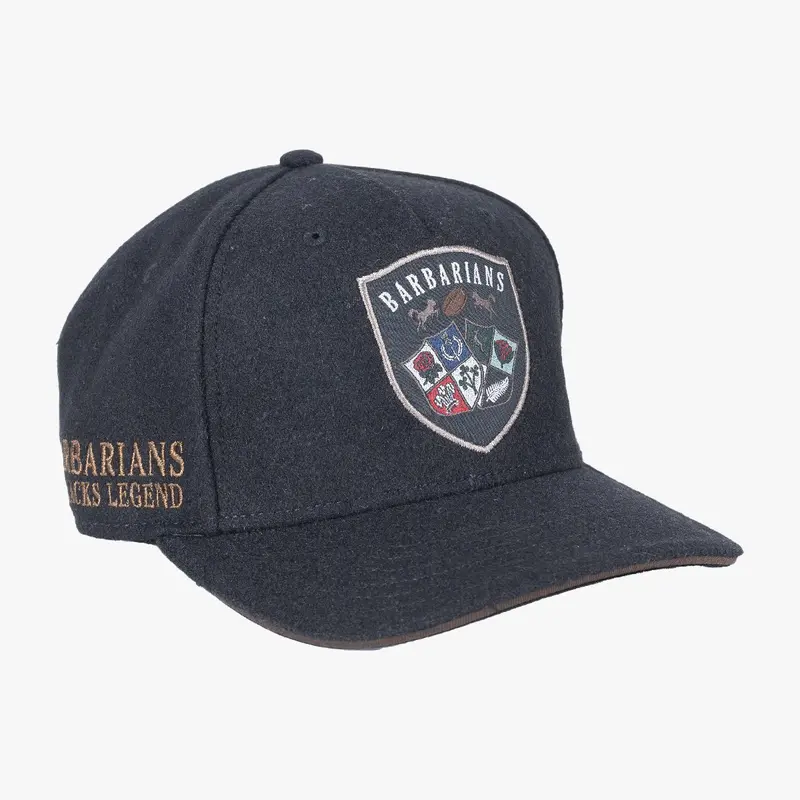 Casquette Barbarians noire en laine