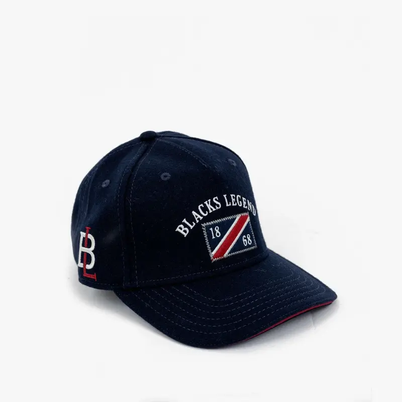 Casquette bleu marine en laine Blacks Legend 1868