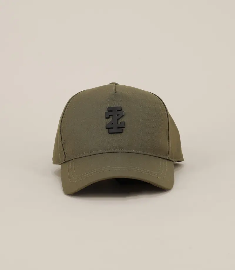 Casquette en tissu kaki