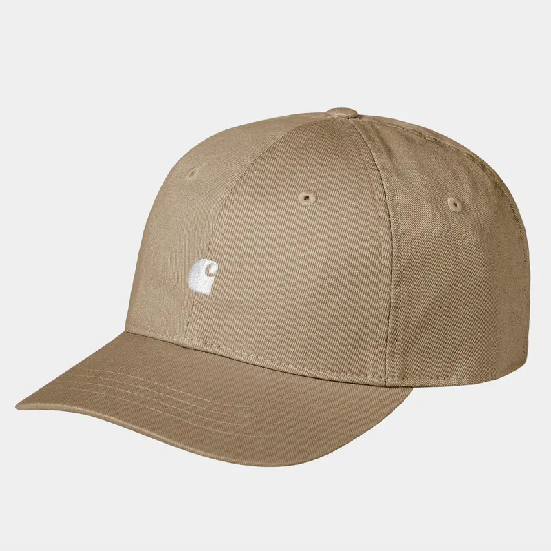 Casquette en twill de coton Carhartt Wip leather