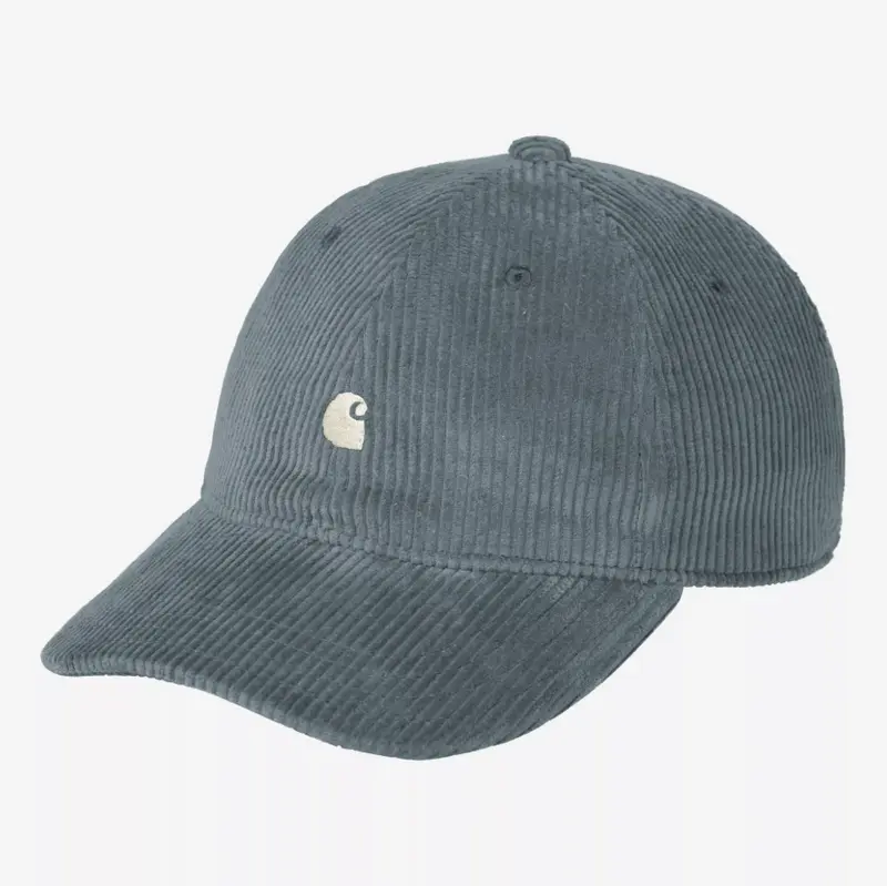 Casquette en velours côtelé fin Carhartt Wip cozy blue
