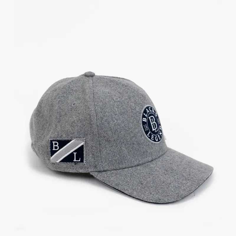 Casquette grise en laine Blacks Legend 1868