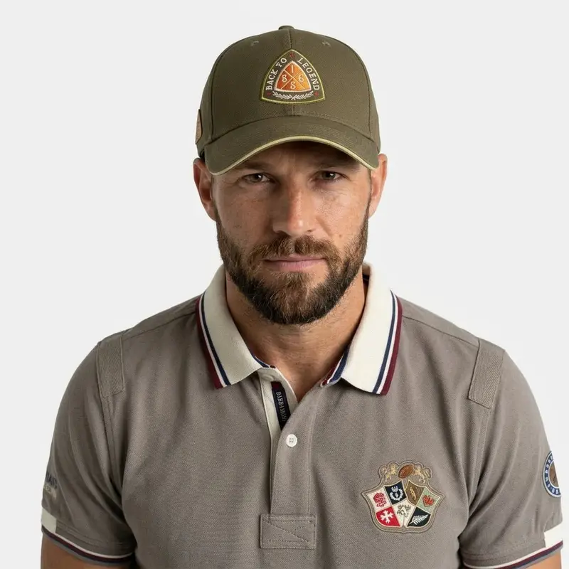 Casquette kaki en twill