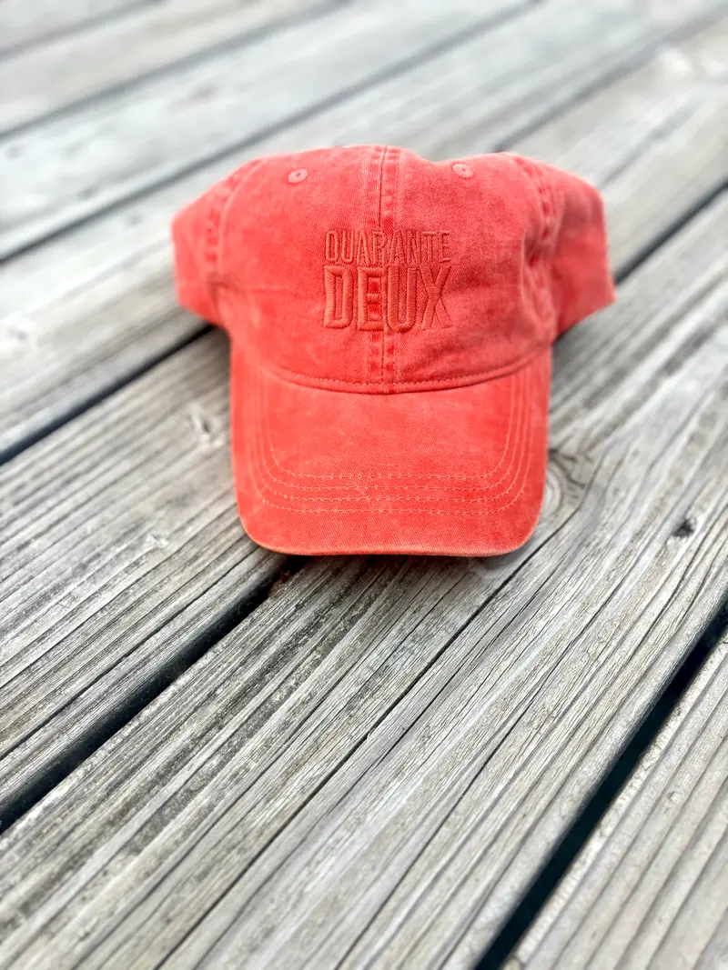 Casquette quarante deux paprika