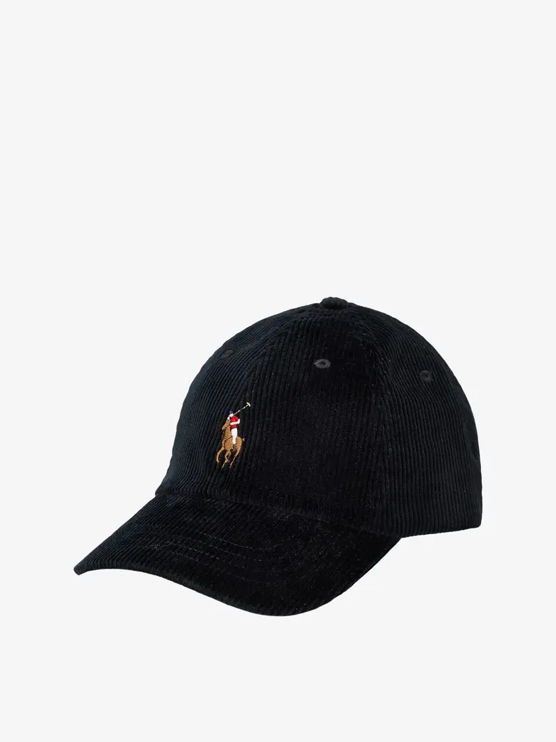 Casquette Ralph Lauren noire en velours