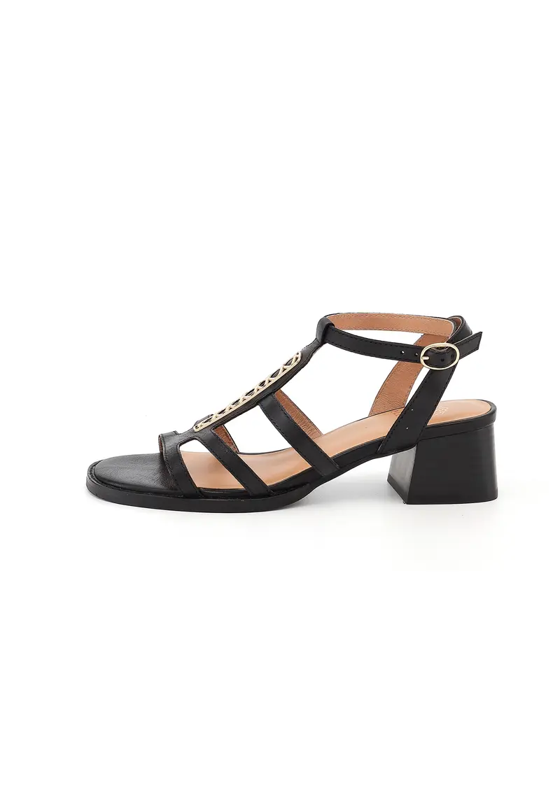 CATALINA - Sandales à talons élégantes Noir
