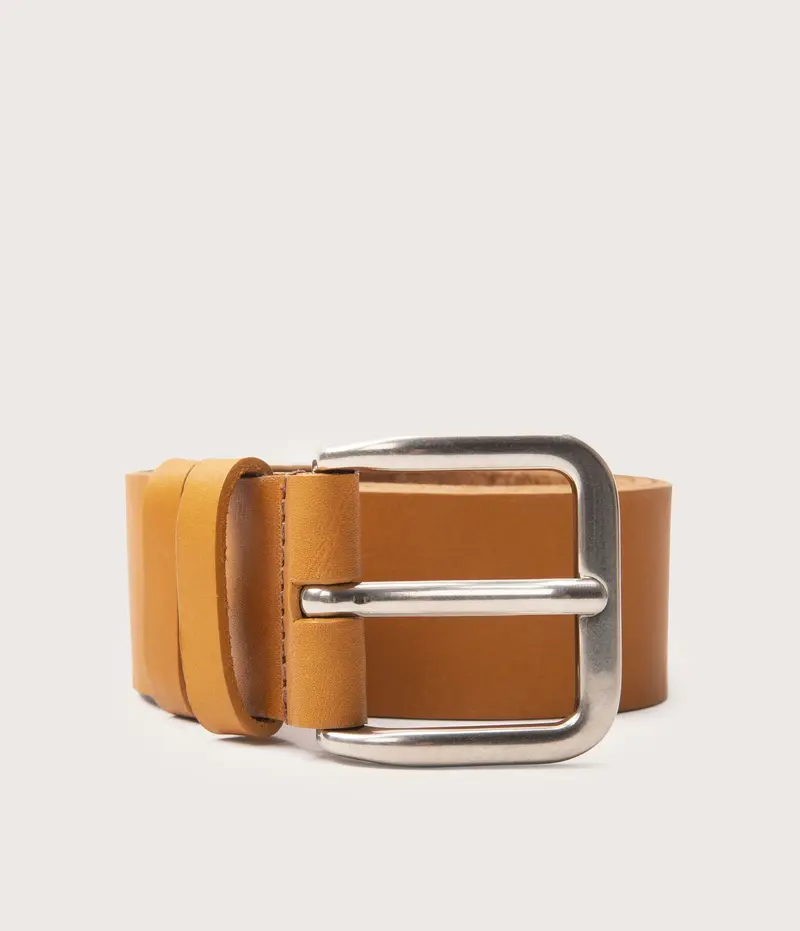Ceinture 35mm naturel boucle argent