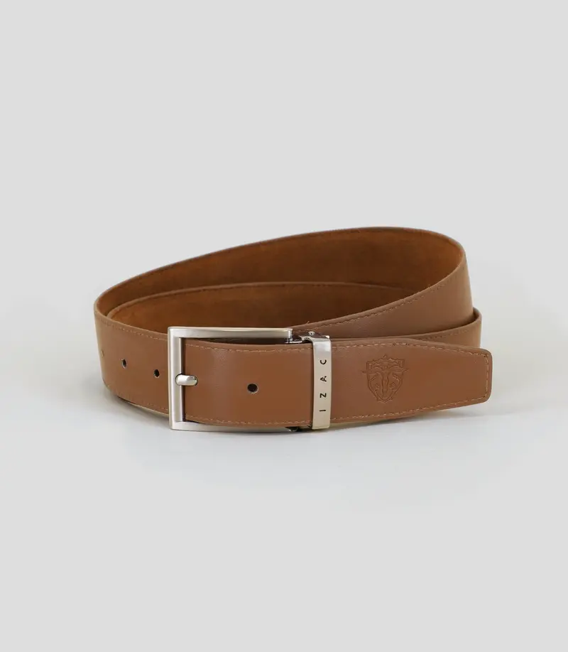 Ceinture ajustable avec sangle camel