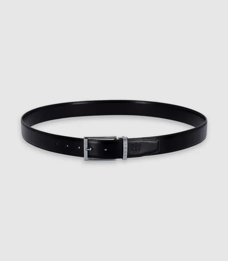 Ceinture avec sangle réversible noire et marron