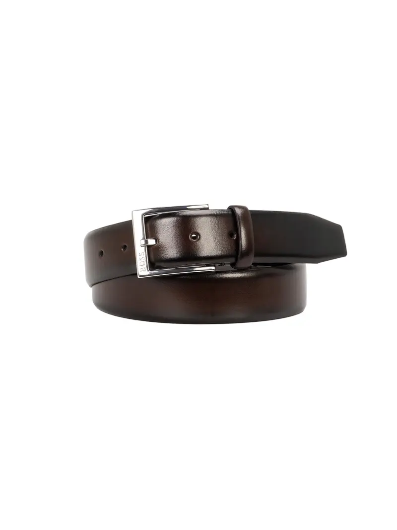 Ceinture BOSS marron en cuir