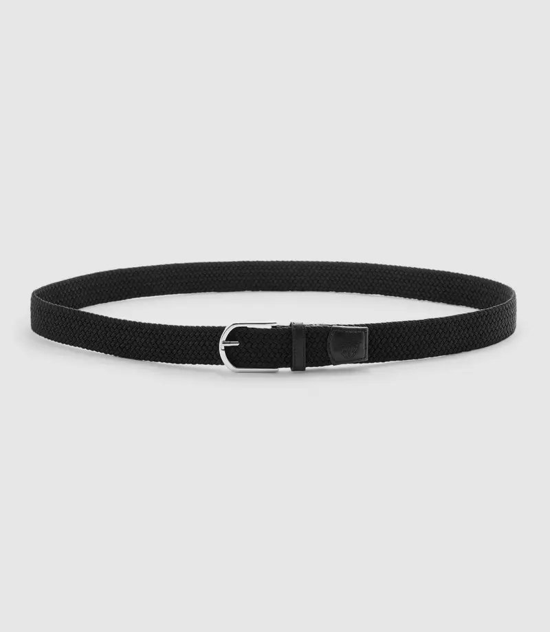Ceinture casual noire "Nouer"