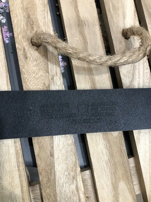 Ceinture en cuir total - noie