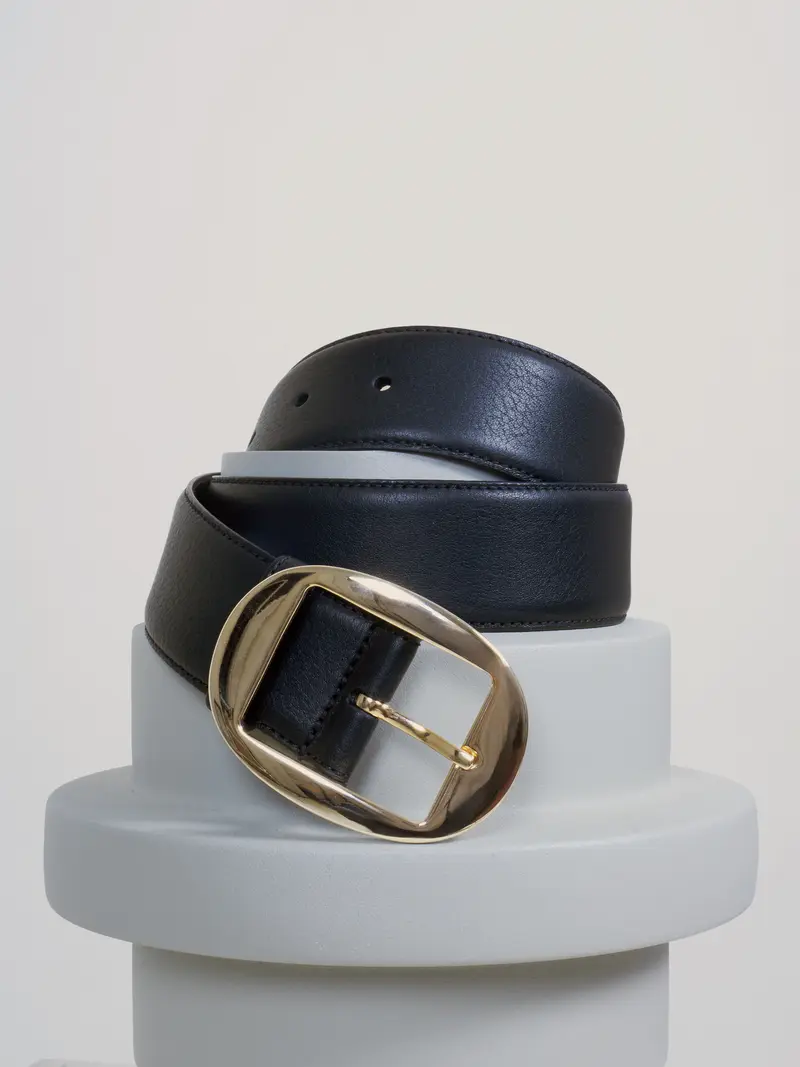 Ceinture Louise cuir noir