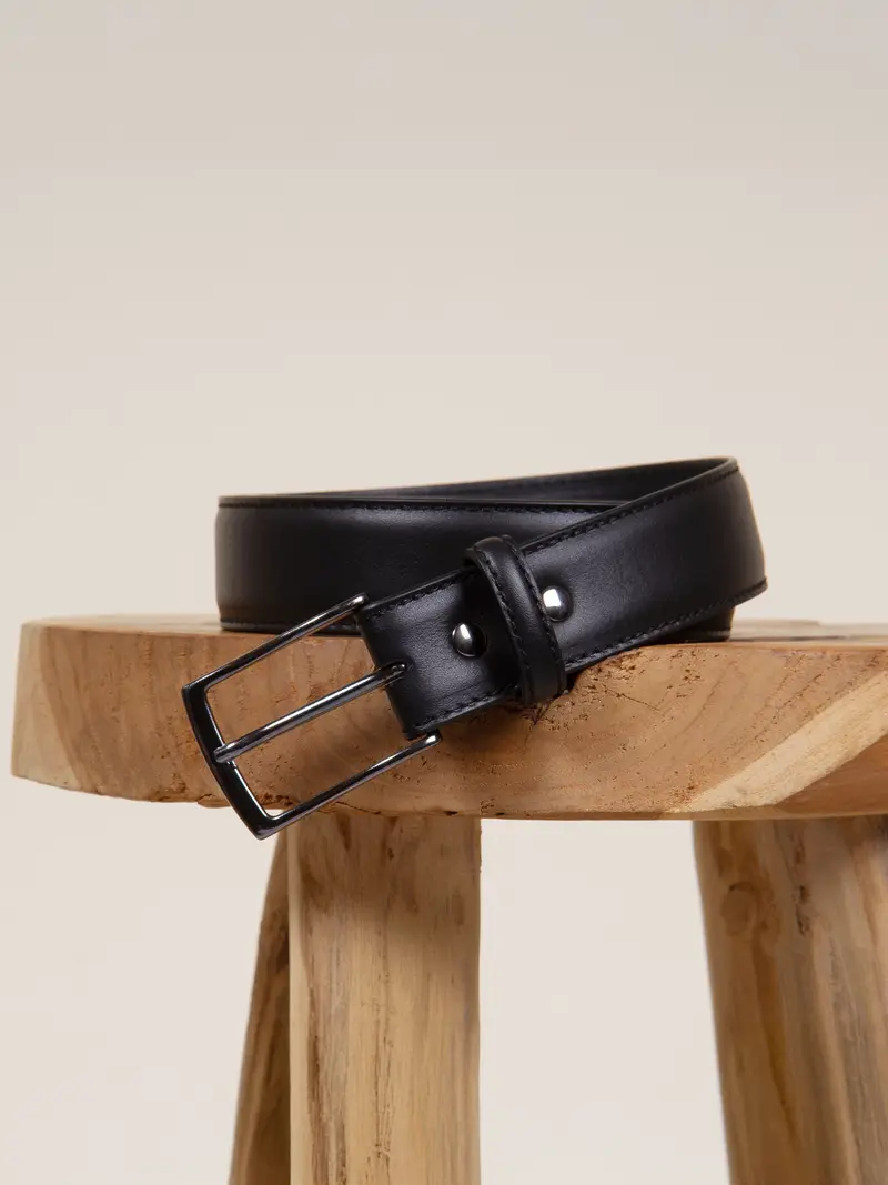 Ceinture Madrid cuir noir