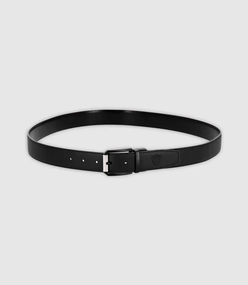 Ceinture réversible double noir