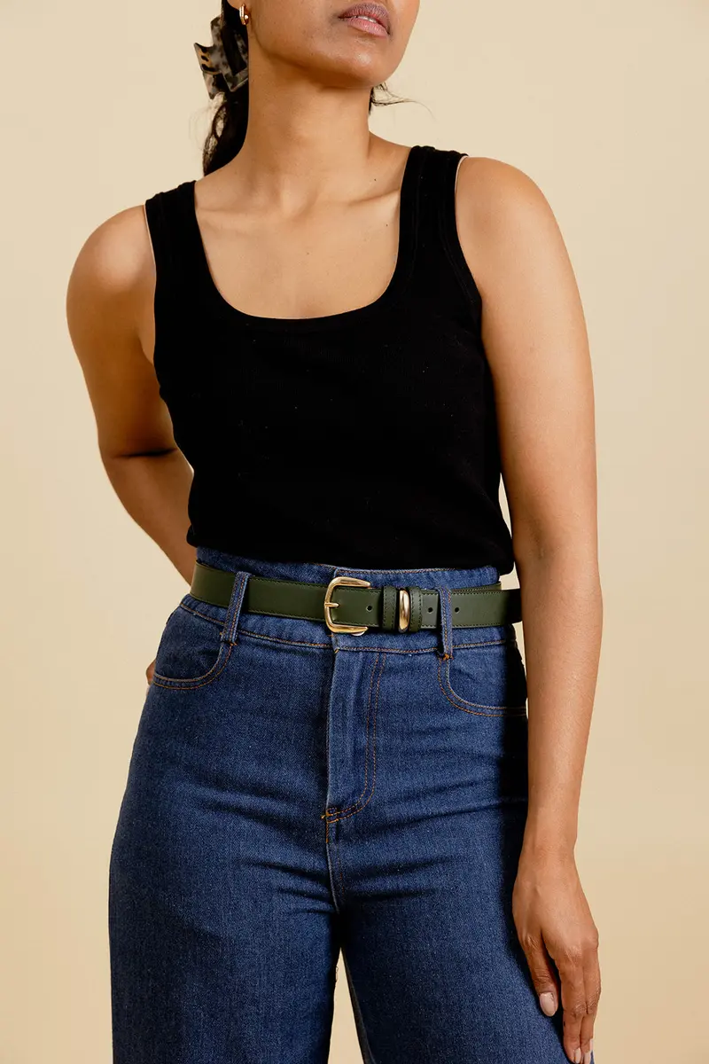 CEINTURE  ROCHELLE - VERT