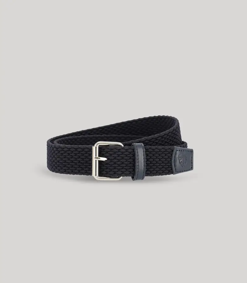 Ceinture tressée marine
