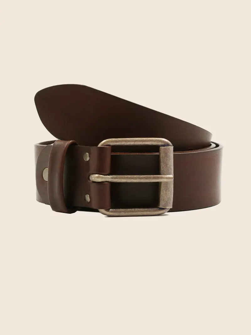Ceinture week-end cuir marron