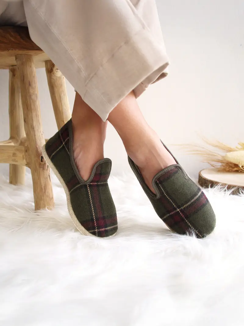 Charentaises tradition kaki