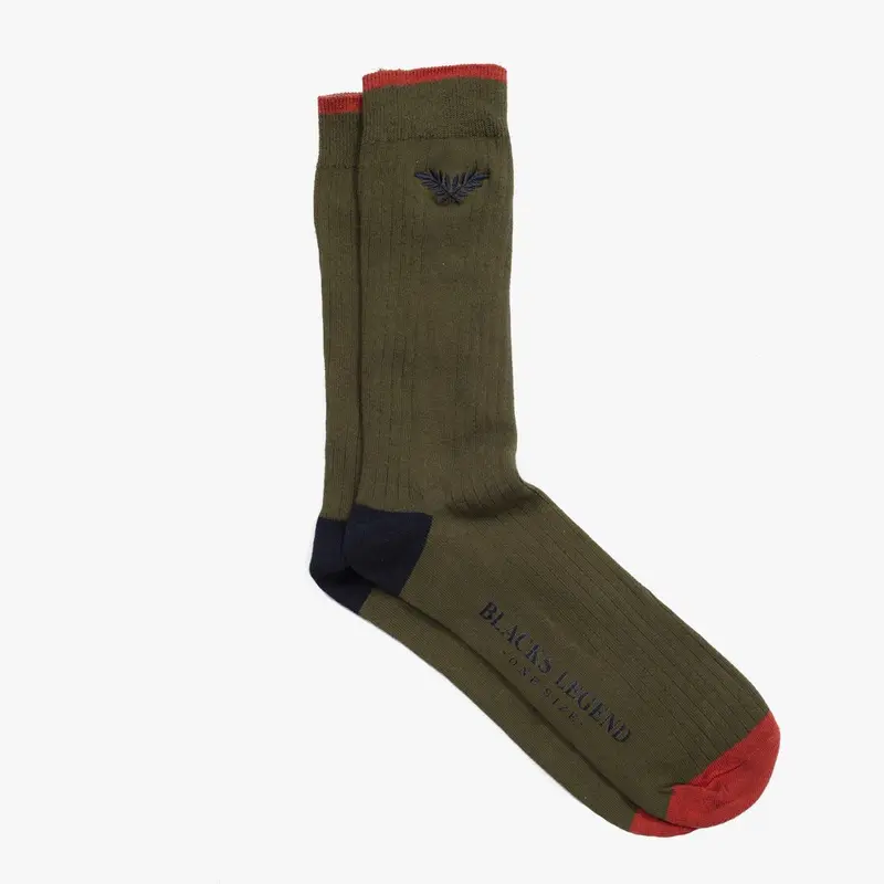 Chaussettes brodées marron Blacks Legend