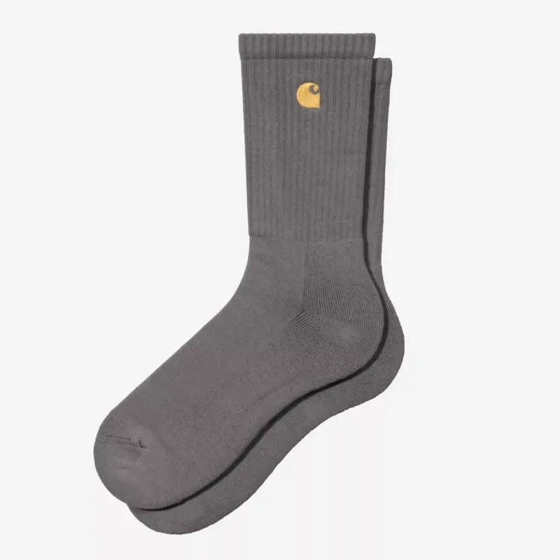 Chaussettes en coton Carhartt WIP gris Porphyry