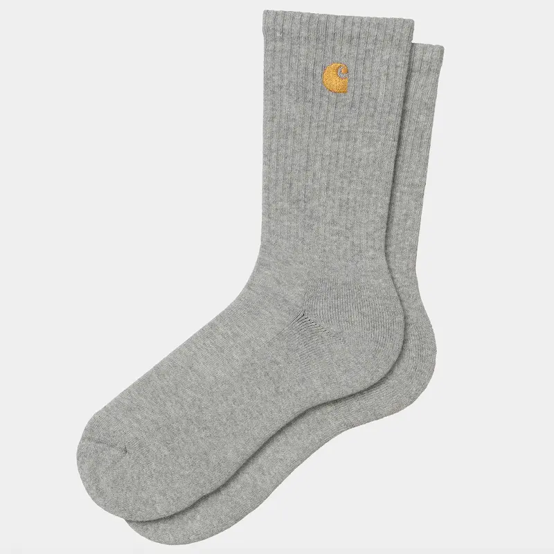 Chaussettes en coton grey heather Carhartt WIP