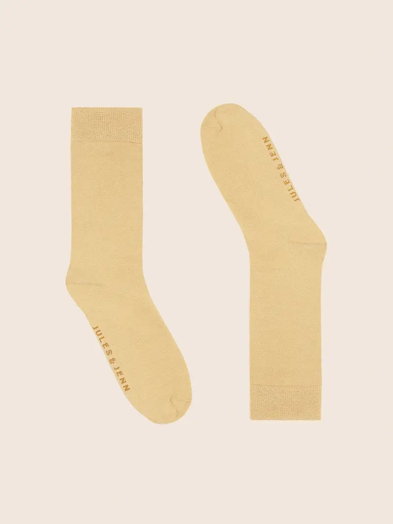 Chaussettes fil d'Ecosse beige