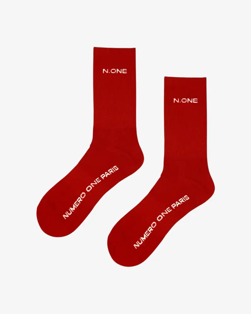 CHAUSSETTES N. ONE - ROUGE