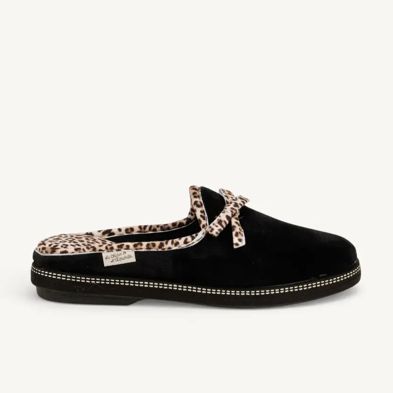 Chaussons 6812 - LAMULEO LA MAISON DE L'ESPADRILLE Femme Noir