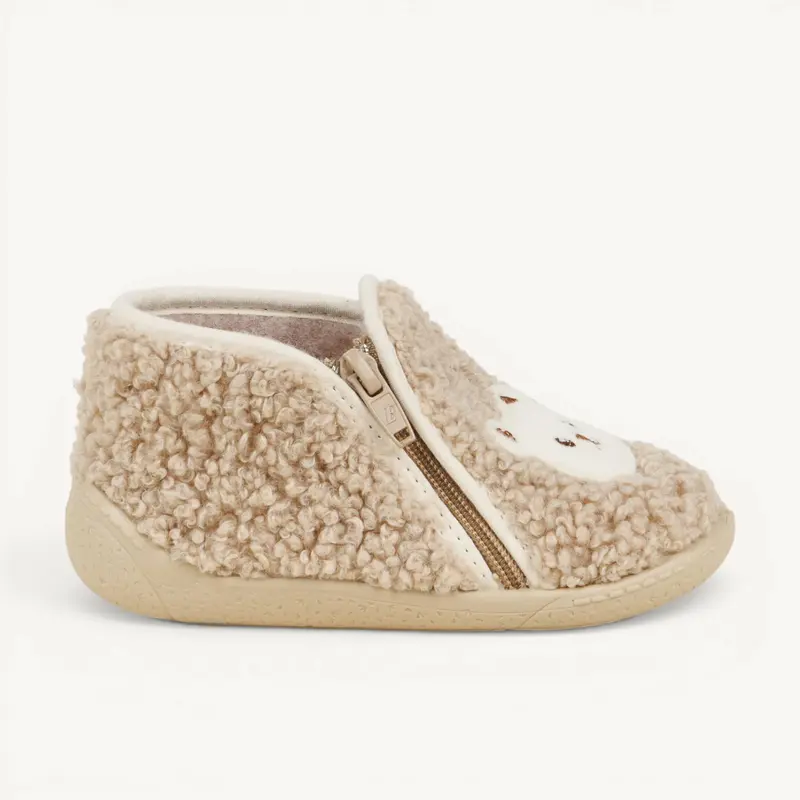 Chaussons BEARBOUCLE BOSSI Enfant Beige