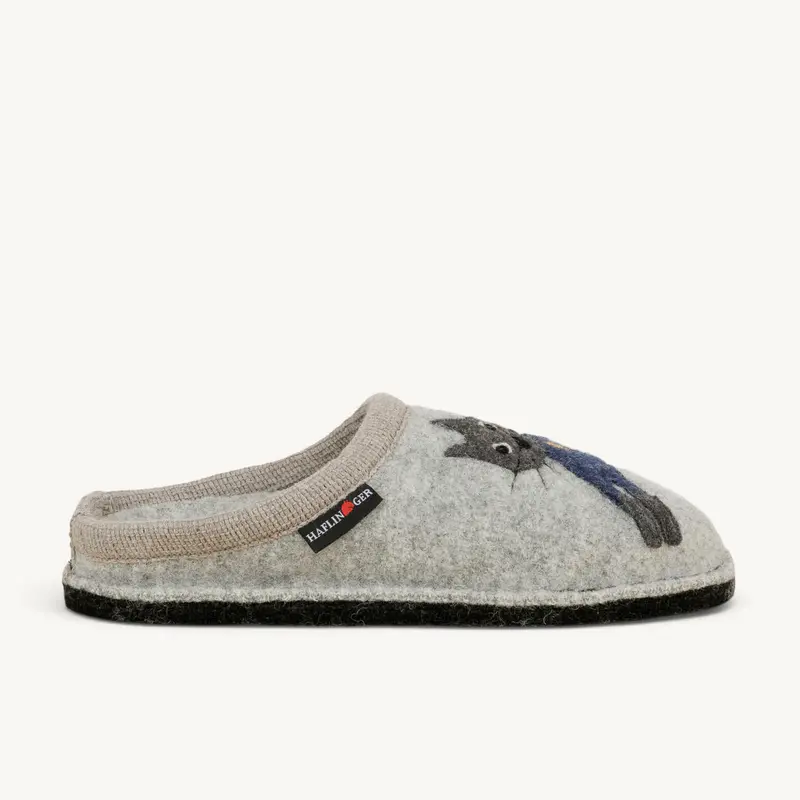 Chaussons CUCHO HAFLINGER Femme Gris