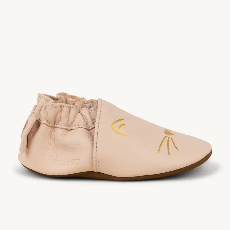 Chaussons GOLDY CAT ROBEEZ Enfant Rose