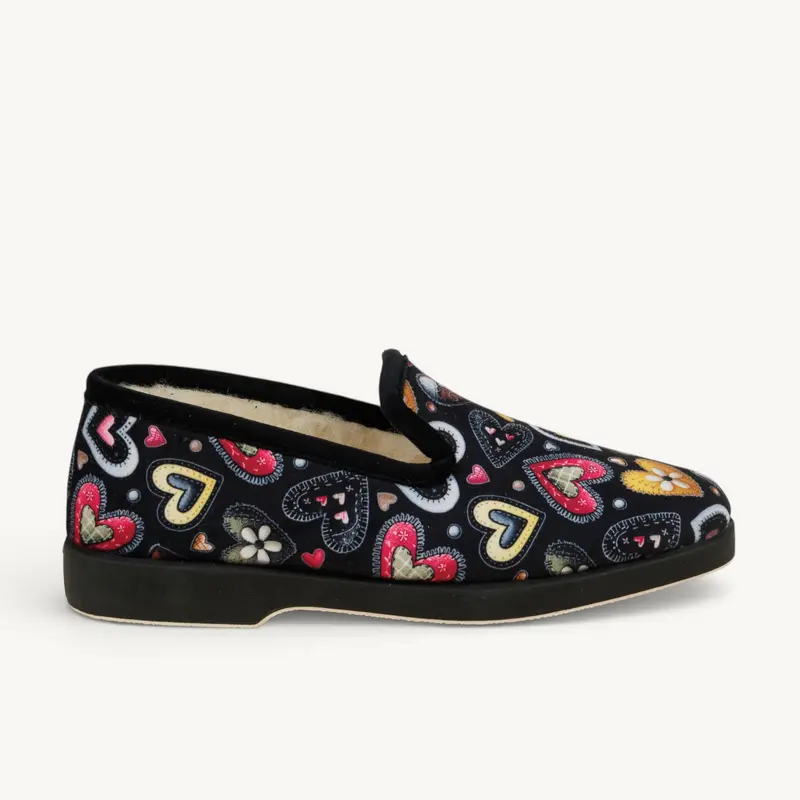 Chaussons LACHACOEUR LA MAISON DE L'ESPADRILLE Femme Noir