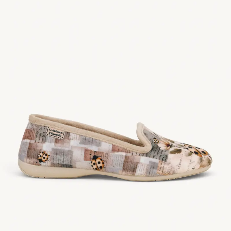 Chaussons LACOCCI LA MAISON DE L'ESPADRILLE Femme Beige